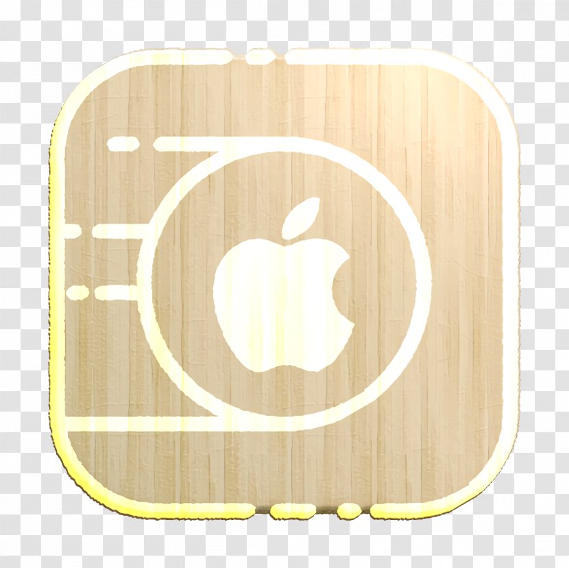 Apple Logo Background Iphone Icon Fruit Wood Transparent Png
