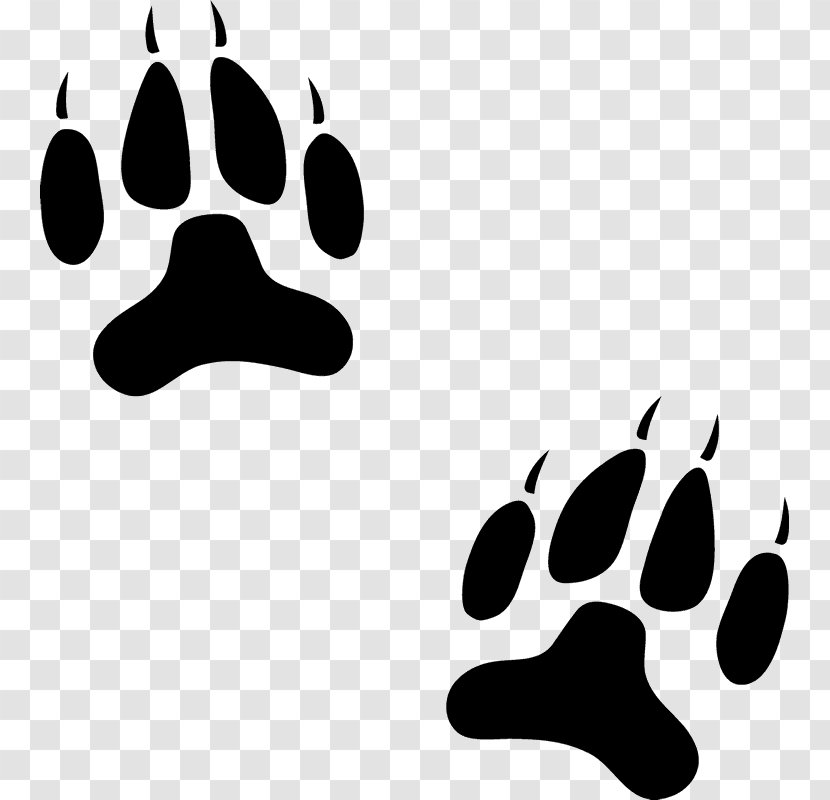 Dog Paw Cat Animal Track Clip Art Transparent PNG