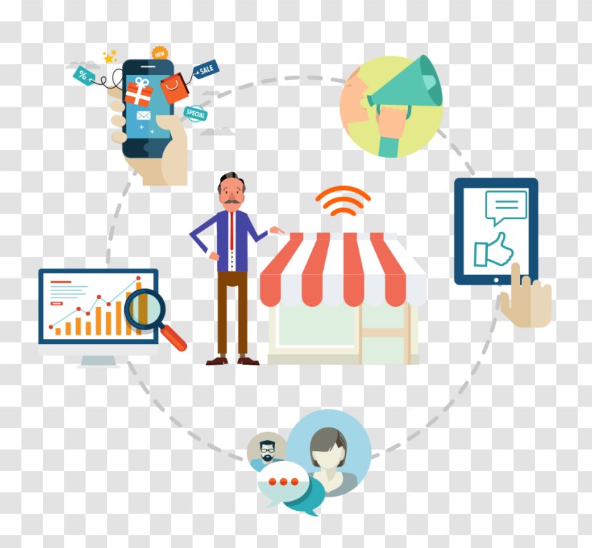 Digital Marketing Advertising Wi-Fi Business - Human Behavior Transparent PNG