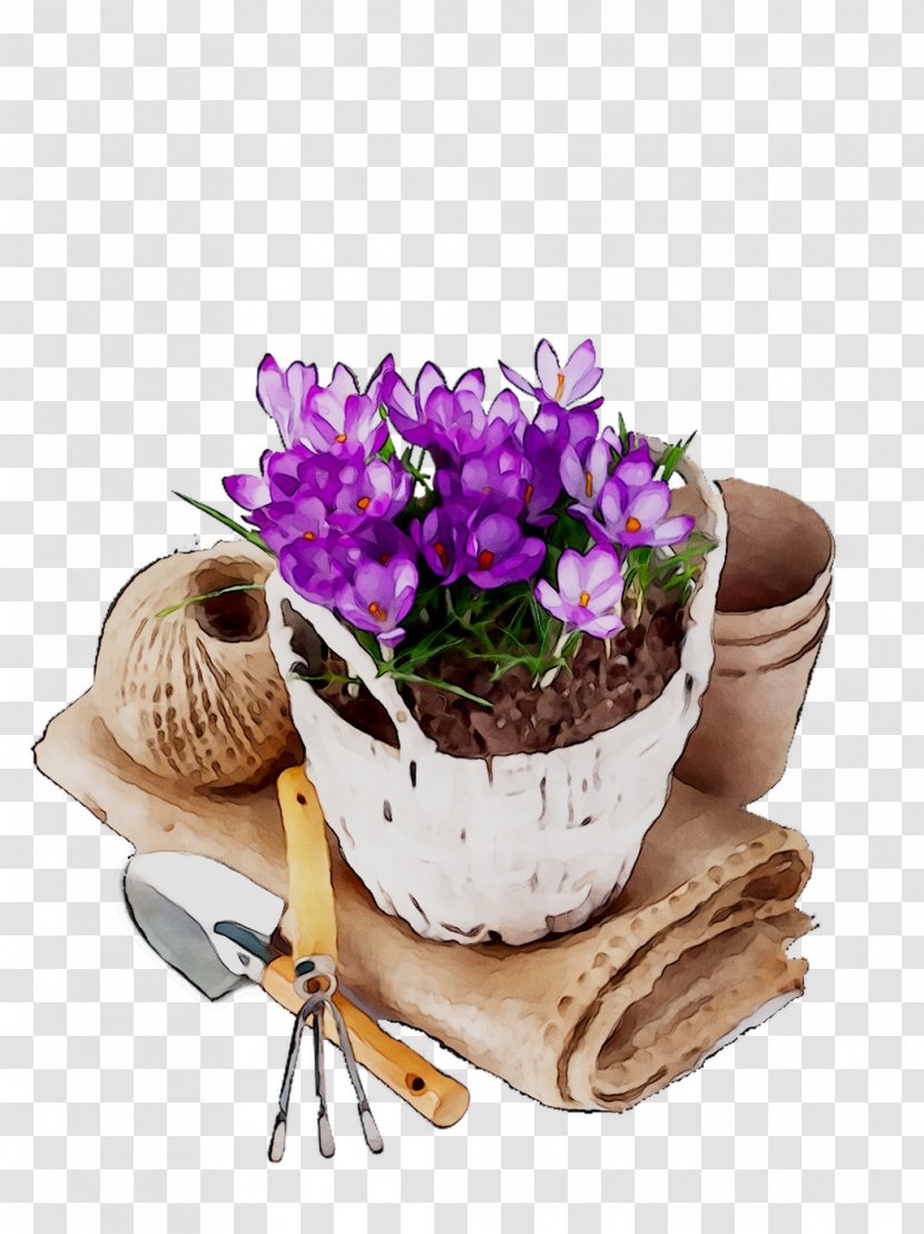 Cut Flowers Flowerpot Artificial Flower Purple - Flowering Plant - Plants Transparent PNG