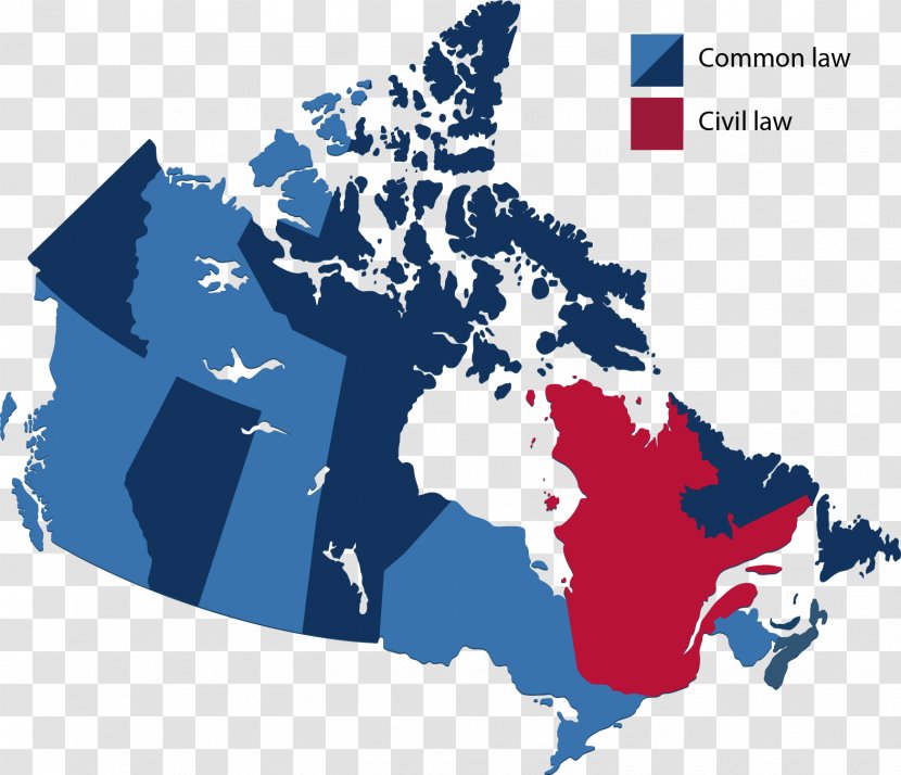 Canada Vector Map - Royaltyfree Transparent PNG