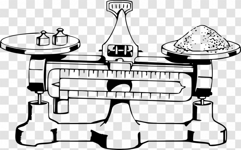 Measuring Scales Triple Beam Balance Balans Clip Art - Recreation - Weighing Scale Transparent PNG