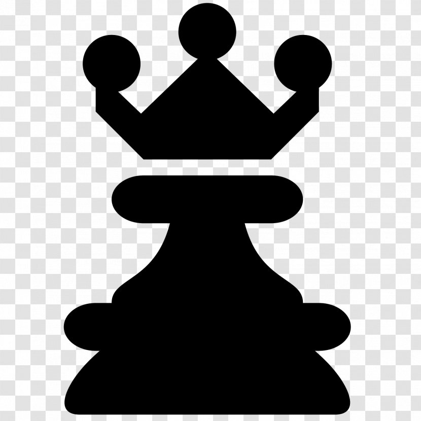 Chess Piece Queen King White And Black In - Knight Transparent PNG