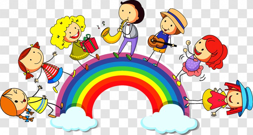 Rainbow Child Royalty-free Illustration - Tree - Children Transparent PNG