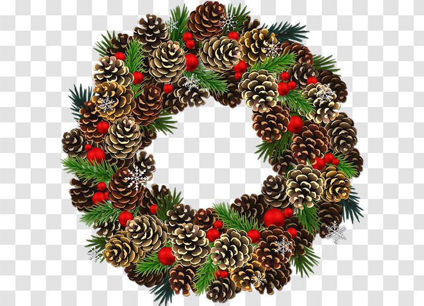Christmas Wreath Garland Clip Art Transparent PNG