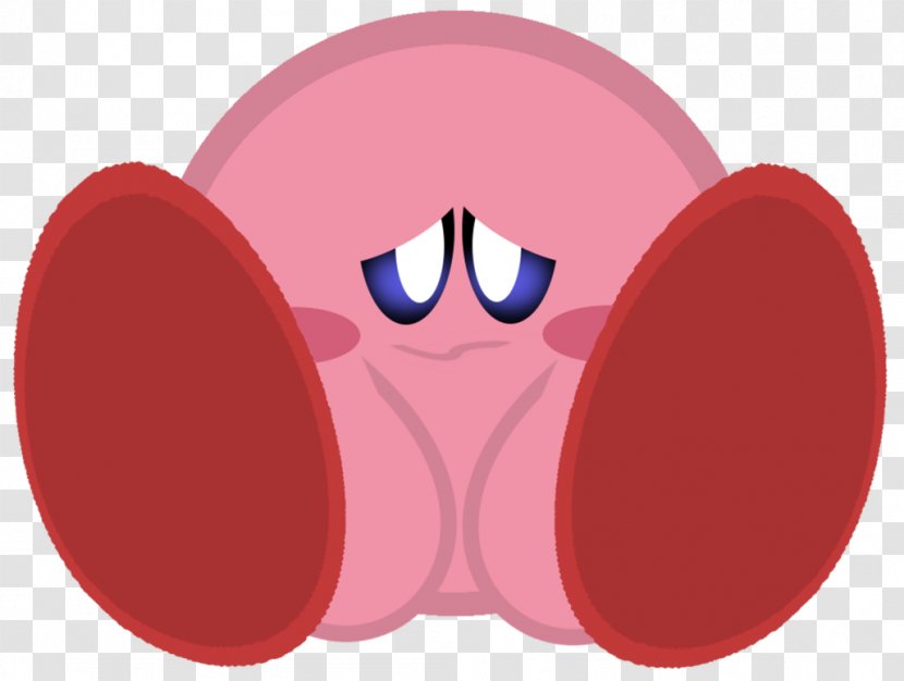 Kirby Eye Sadness Nintendo - Watercolor Transparent PNG