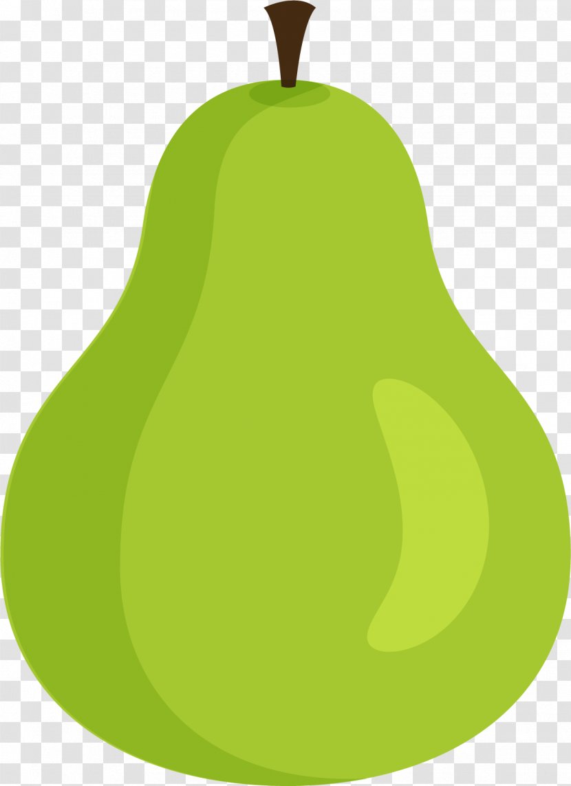 Pear Download - Green Cartoon Transparent PNG