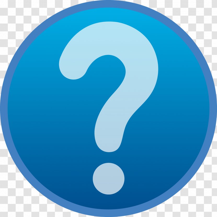 Question Mark Free Content Clip Art - Azure - Pictures Of A Transparent PNG