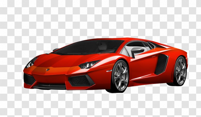 2017 Lamborghini Aventador Gallardo Car - Red Sports Transparent PNG