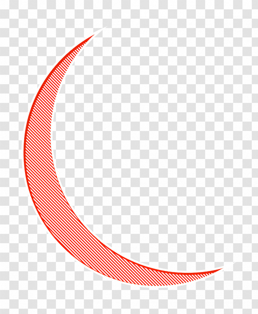 Shapes Icon Thin Moon Icon Moon Icon Transparent PNG
