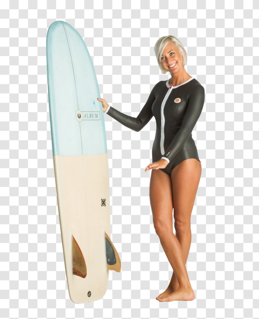 Wetsuit Surfing Neoprene Jacket Woman - Retro Style Transparent PNG