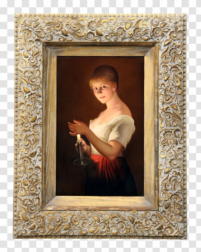 Portrait Painting Commemorative Plaque The Kiss Of Siren Picture Frames - Exquisite Hand-painted Transparent PNG