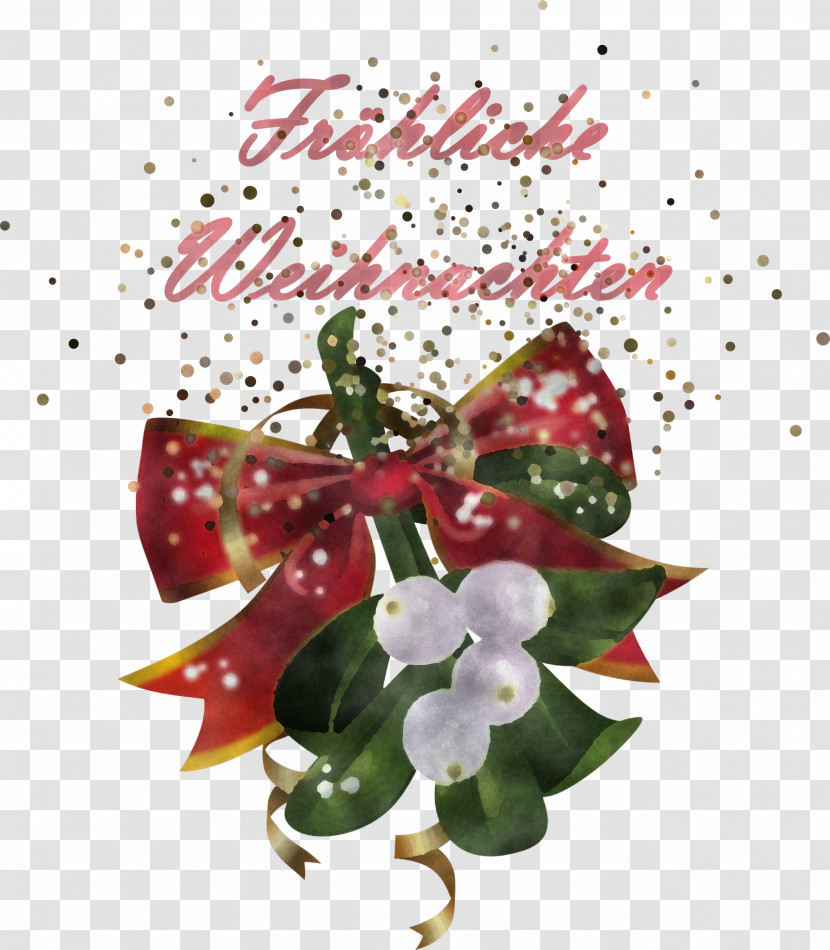 Frohliche Weihnachten Merry Christmas Transparent PNG