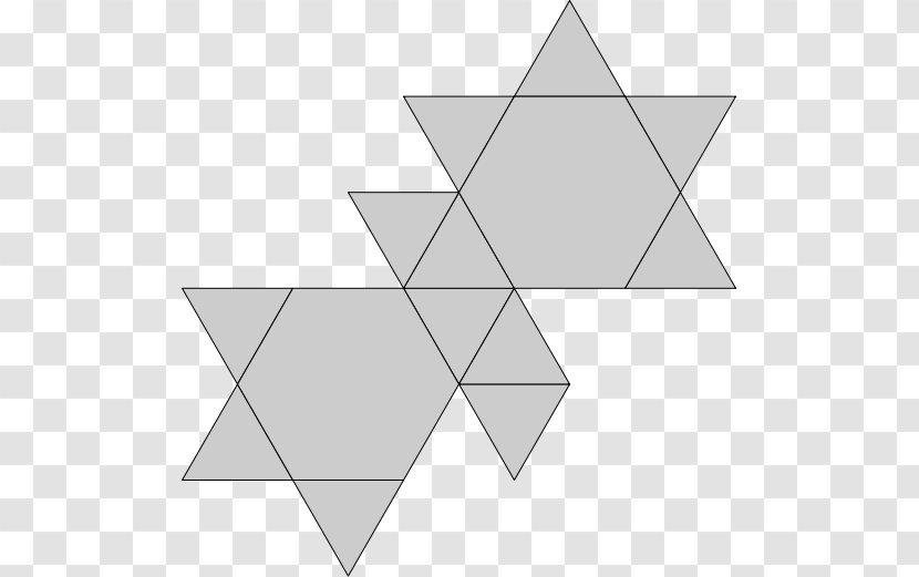Triangle Antiprism Net Polyhedron Pentagonal Pyramid - White Transparent PNG
