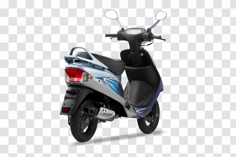 Motorized Scooter TVS Scooty Car Motorcycle Transparent PNG