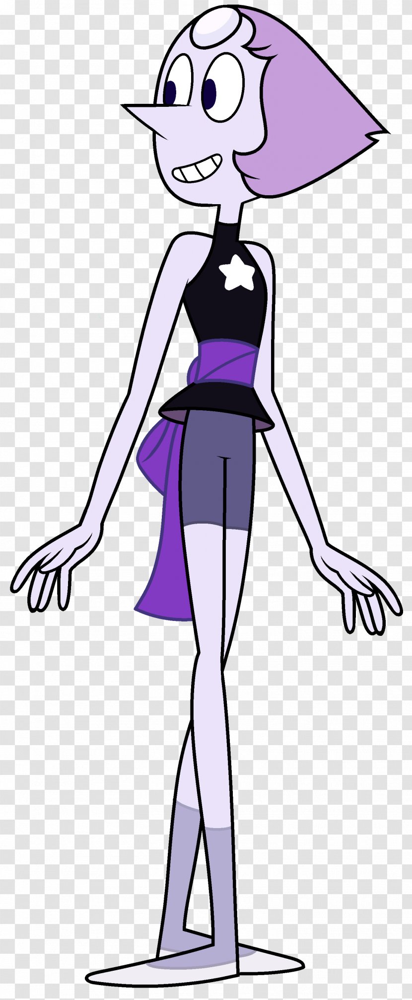 Pearl Amethyst Fan Art Wiki Violet - Tree Transparent PNG