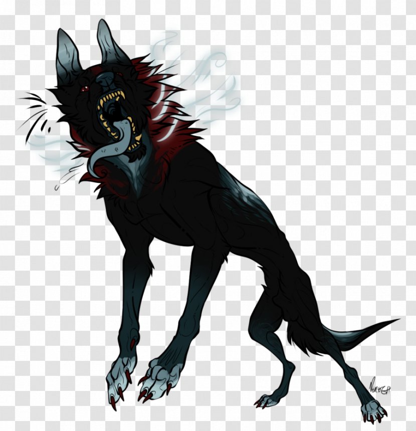 Canidae Werewolf Dog Demon Tail Transparent PNG