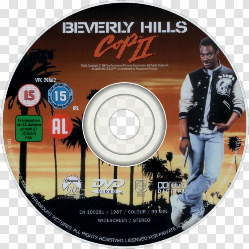 Beverly Hills Cop Compact Disc DVD Film - Dvd Transparent PNG
