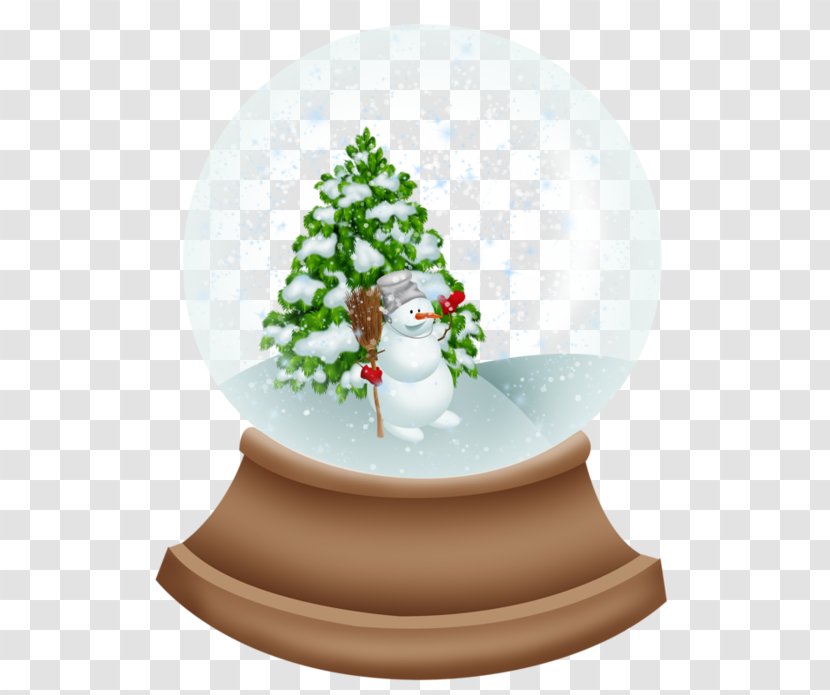 Christmas Tree Crystal Ball - Flowerpot - Cartoon Snowman Transparent PNG