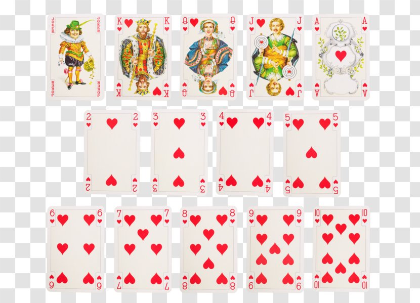 Hearts Suit Playing Card Game Standard 52-card Deck - Flower Transparent PNG