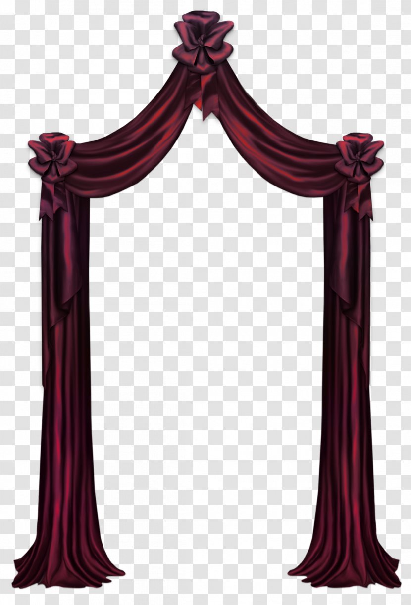 Window Curtain Drapery Clip Art - Room - Curtains Transparent PNG