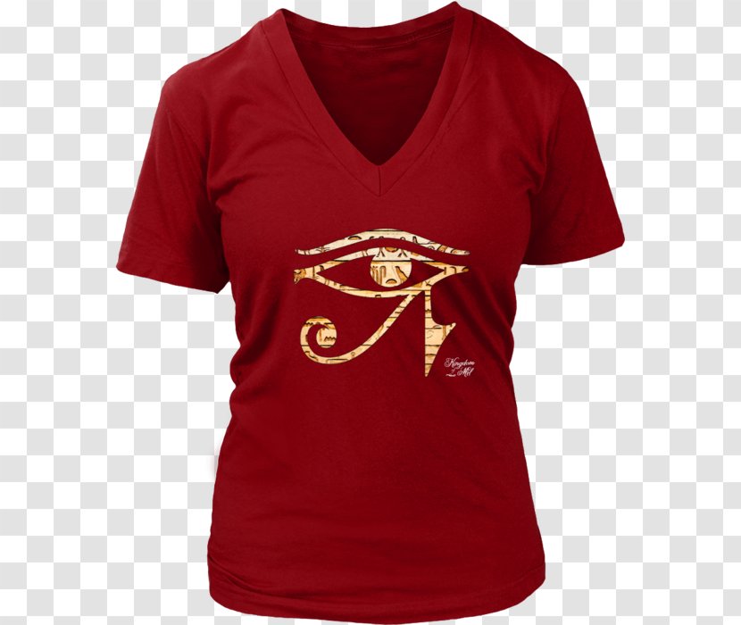T-shirt Hoodie Clothing Top - Maroon Transparent PNG