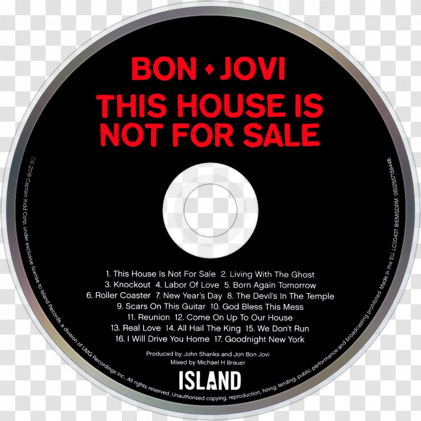 This House Is Not For Sale Tour Amway Center Bon Jovi AT&T - Arena Rock Transparent PNG