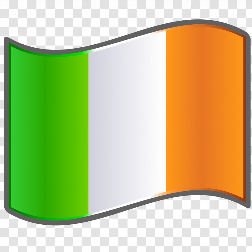 Flag Of Ireland Clip Art - Yellow - Cliparts Transparent PNG