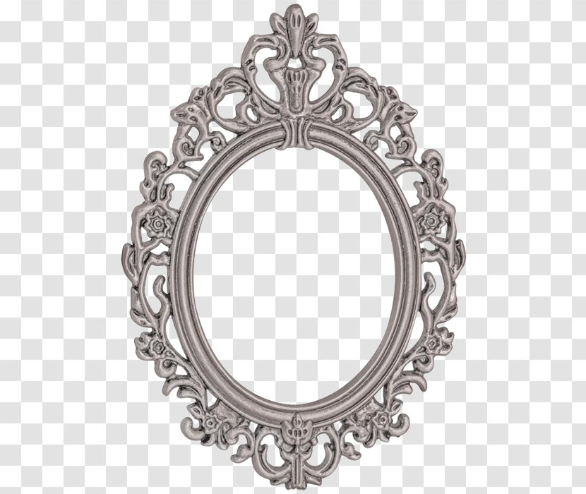 Picture Frames Baroque Craft Michaels Antique - Oval - White Frame Transparent PNG