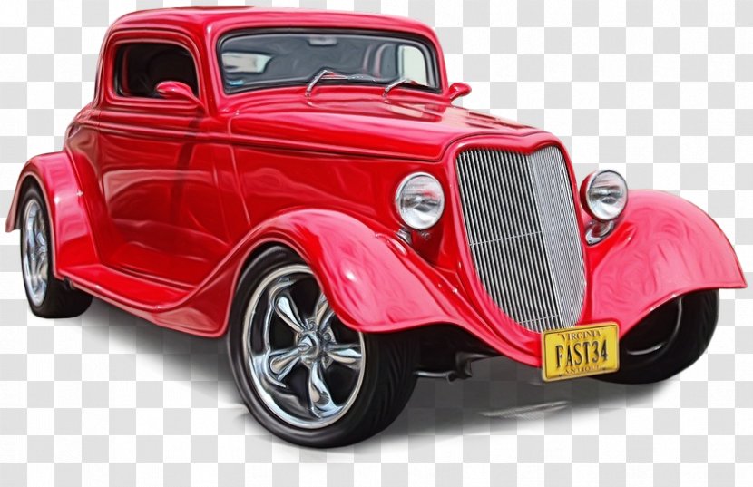 Classic Car Background - Model - Sedan Transparent PNG