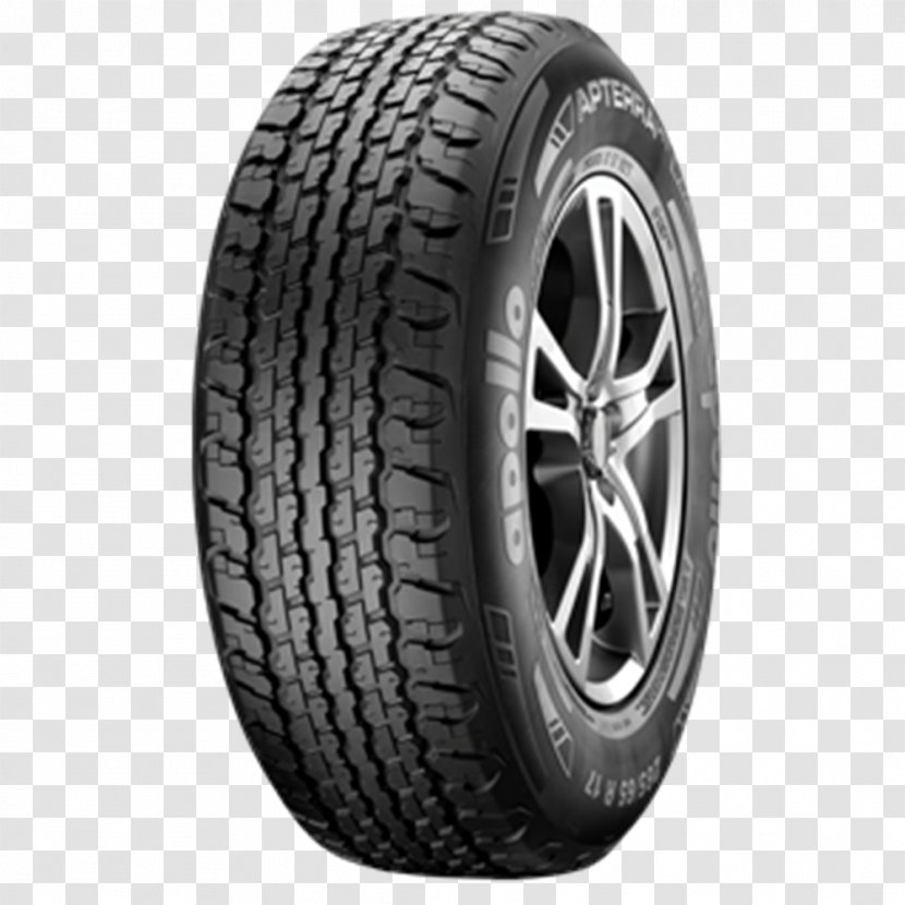 Car Apollo Tyres Sport Utility Vehicle Tubeless Tire - Formula One Transparent PNG