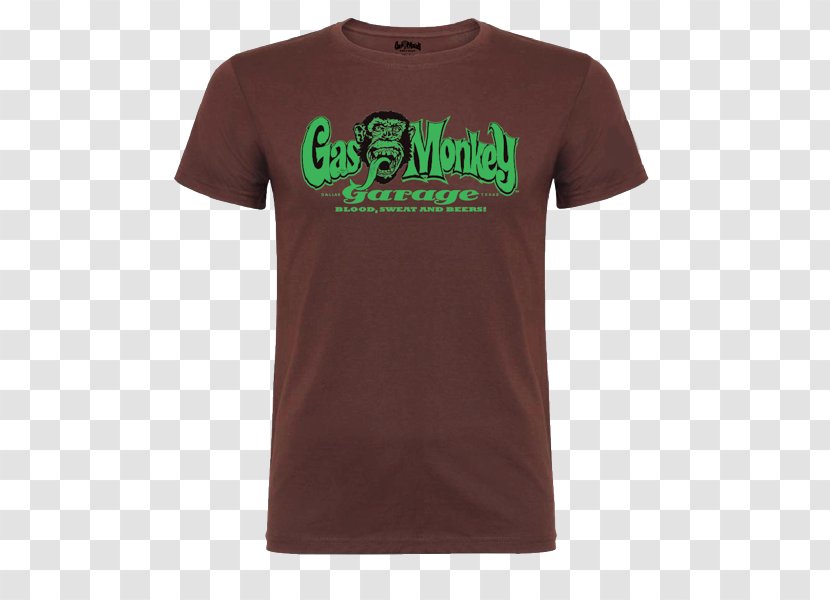 Gas Monkey Garage T-Shirt OG Logo Blood Sweat And Tears T Shirt Black XL Sleeve - T-shirt Transparent PNG