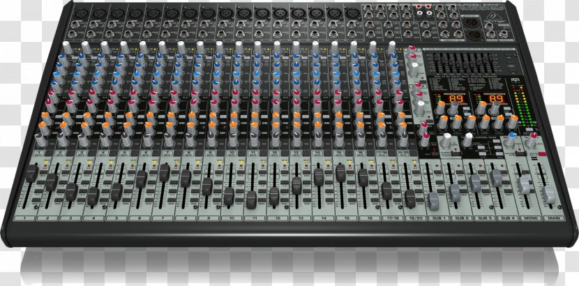 BEHRINGER Eurodesk SX2442FX Microphone Audio Mixers Behringer SX3242FX - Heart Transparent PNG