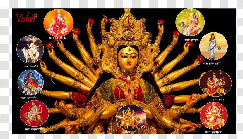 Durga Puja Navaratri Wish - Love - Matha Transparent PNG