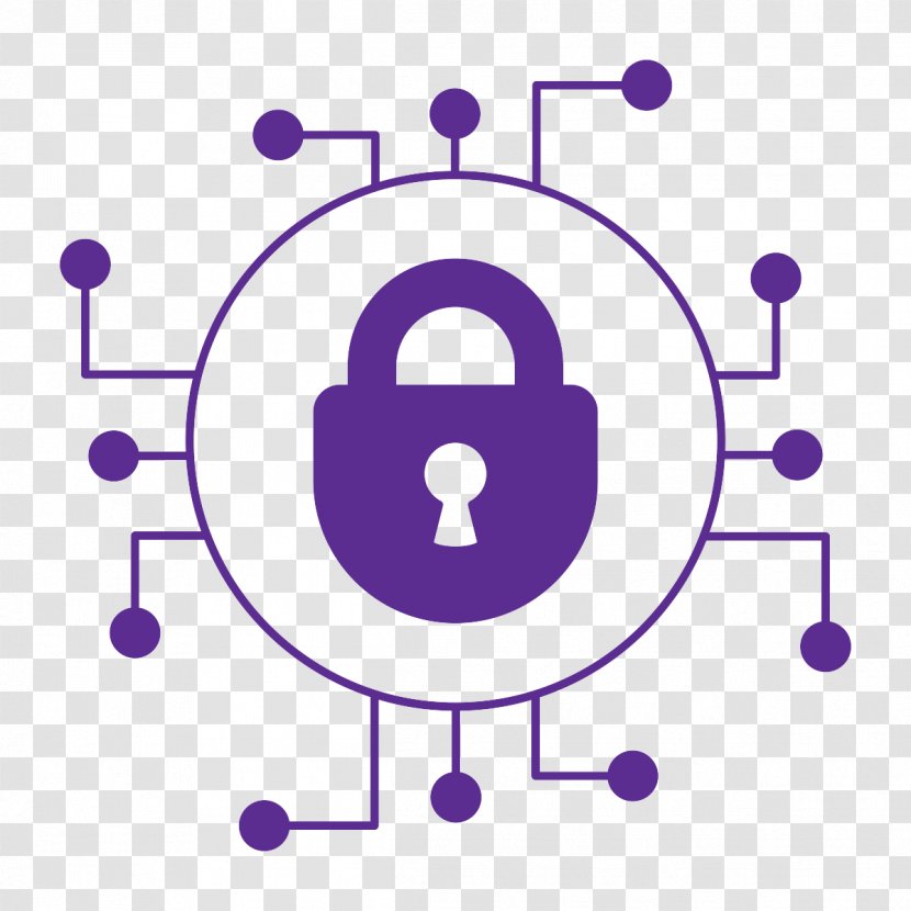 Computer Network Artificial Neural - Security - Cybersecurity Icon Transparent PNG