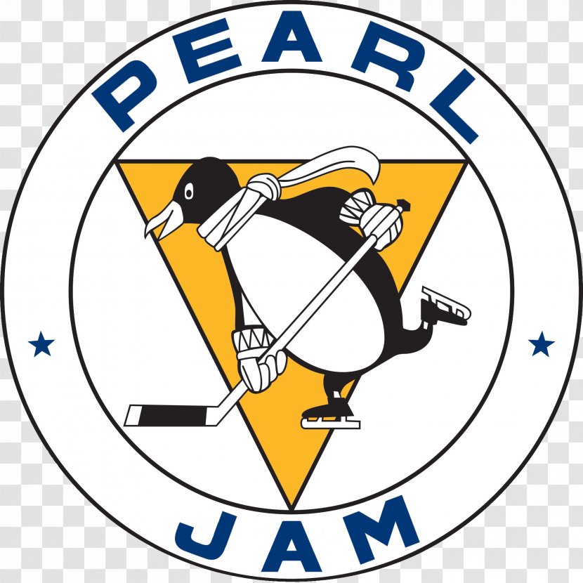 Pittsburgh Penguins National Hockey League Logo Ice - Sign - Pearl Jam Transparent PNG
