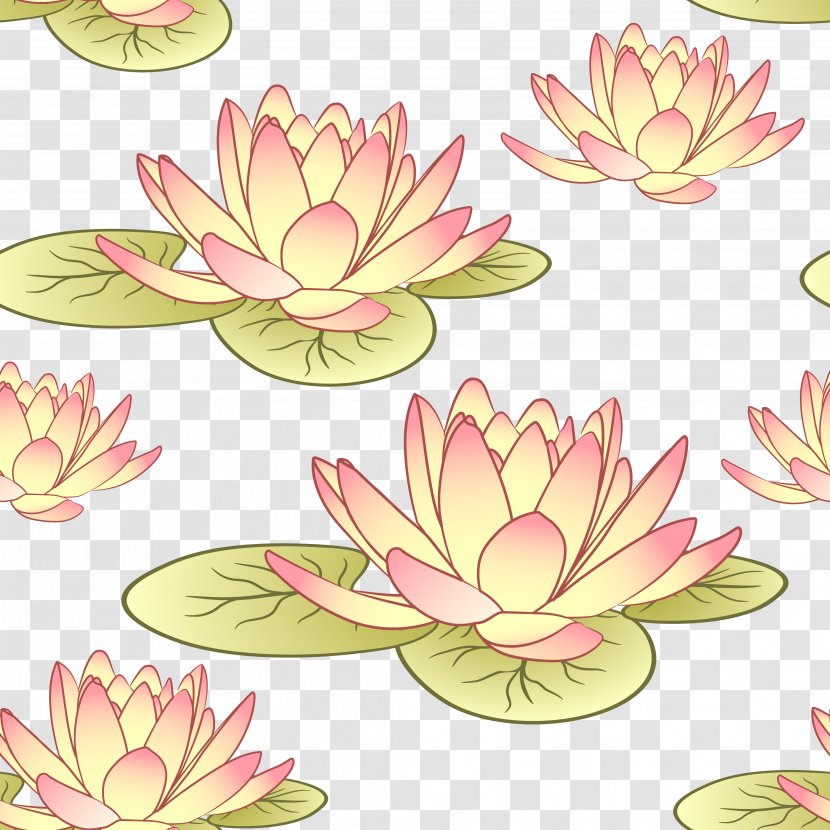 Download Computer File - Flora - Beautiful Lotus Background Transparent PNG