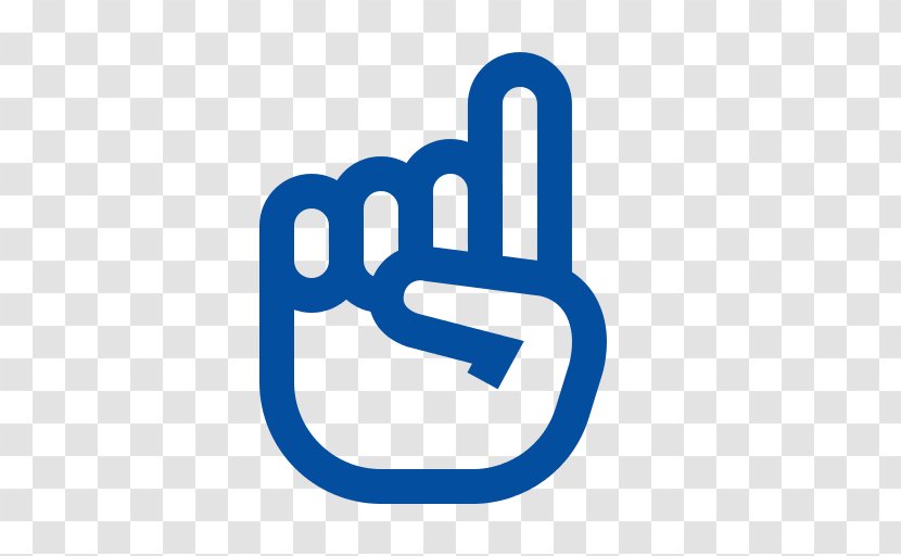 Foam Hand Index Finger Roller - Symbol Transparent PNG