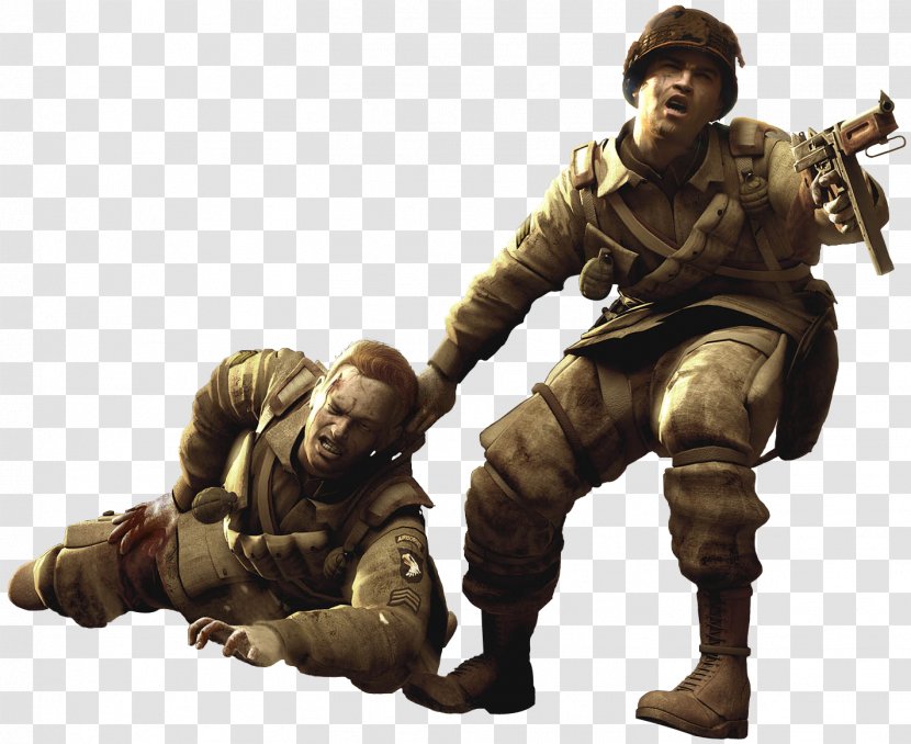 Brothers In Arms: Hell's Highway Xbox 360 PlayStation 3 PlayGames.ru - Playstation - Soldier Transparent PNG
