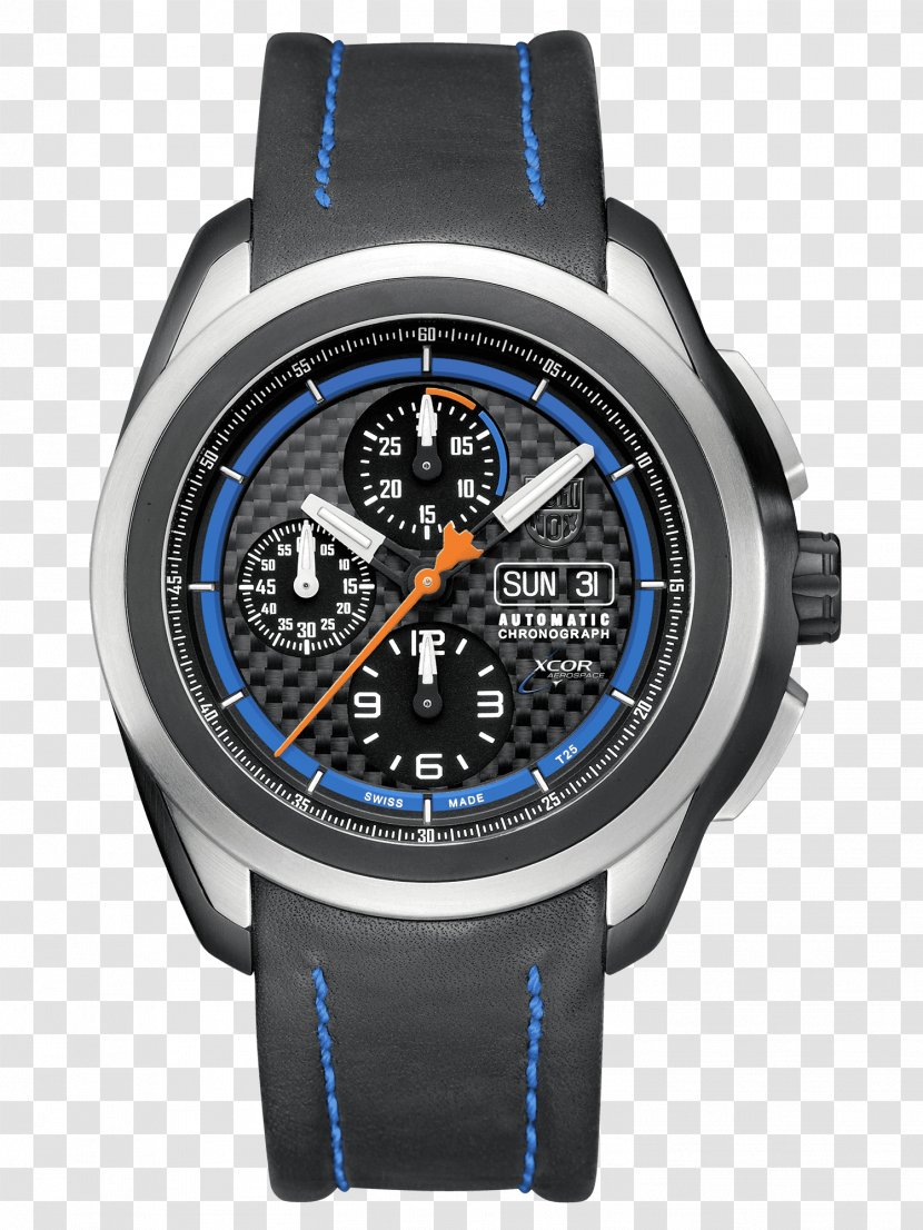 Luminox Chronograph Watch Valjoux Strap Transparent PNG