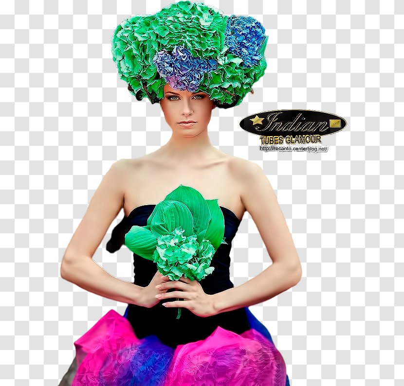 Headpiece Green Shoulder Flower Transparent PNG