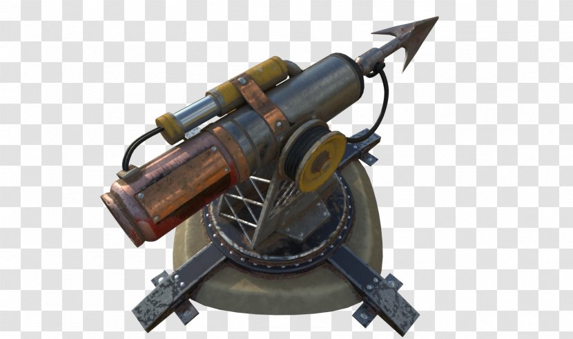 Harpoon Cannon Crossout Weapon - Cartoon Transparent PNG