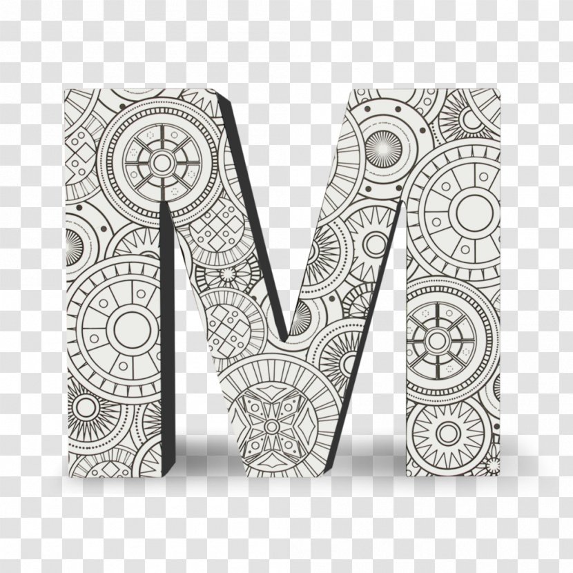 Coloring Book Letter Drawing Art - Color Fonts Transparent PNG