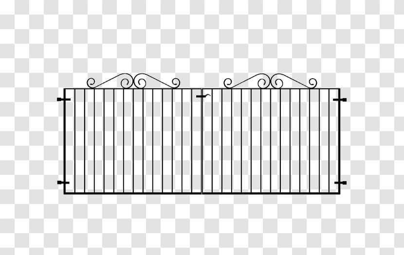 Fence Wrought Iron Material Metal - Artisan - Gate Transparent PNG