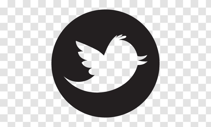 Logo Black And White Social Media - Symbol Transparent PNG