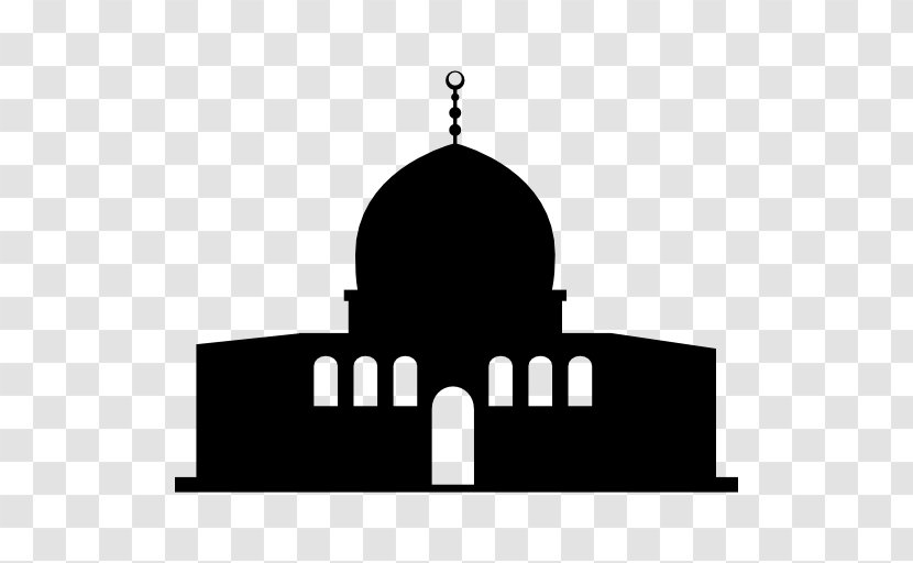 Dome Of The Rock Foundation Stone Clip Art - Silhouette Transparent PNG