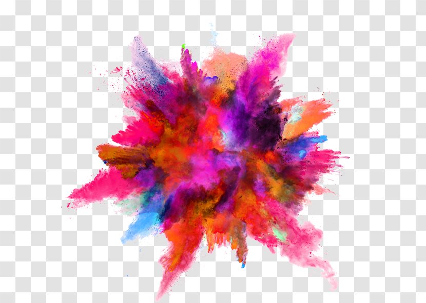 Color Powder Explosion - Pattern - Ink Splash Transparent PNG