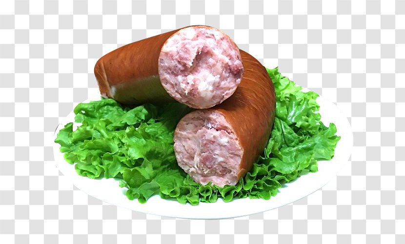 Liverwurst Mettwurst Kaszanka Andouille Boudin - Google Images - Separated Half Of The Large Red Sausage Material Transparent PNG