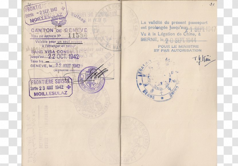 German Passport Germany Second World War Travel Document - Dayan Transparent PNG
