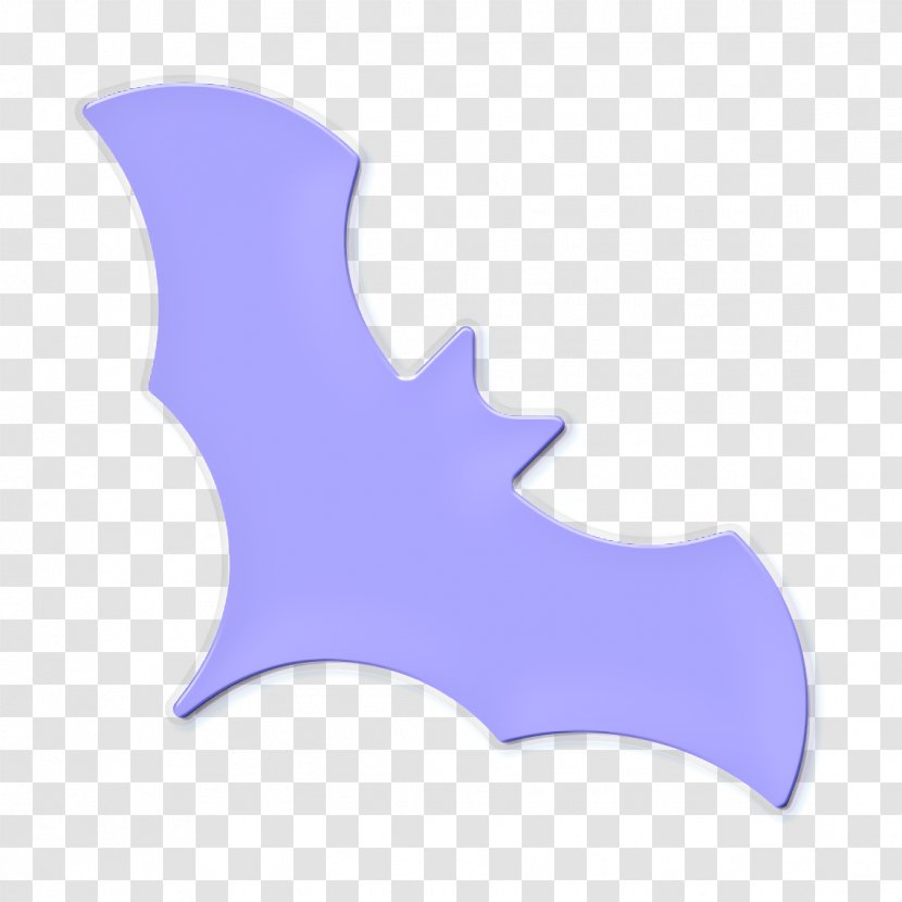 Bat Icon Halloween - Purple Violet Transparent PNG